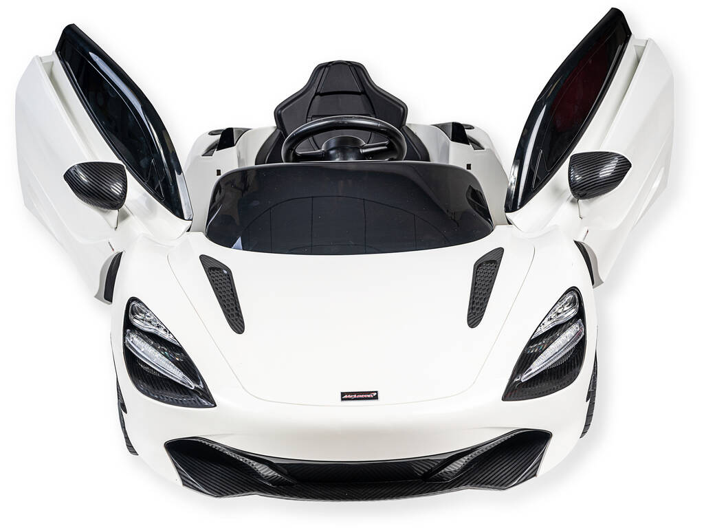 Auto Batteria McLaren 720S 12 v. Radio Comando Bianco