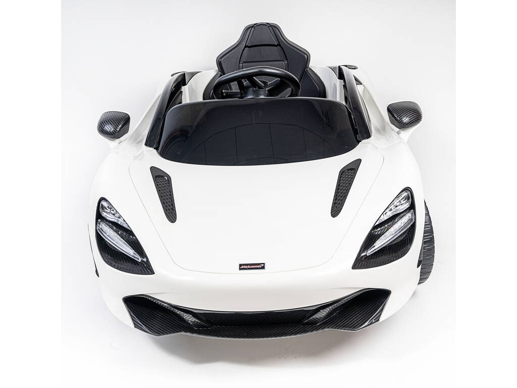 Auto Batteria McLaren 720S 12 v. Radio Comando Bianco