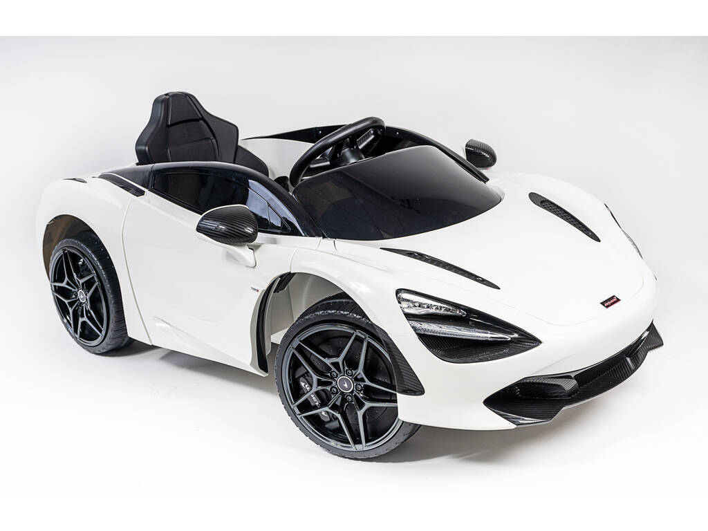 Auto Batteria McLaren 720S 12 v. Radio Comando Bianco