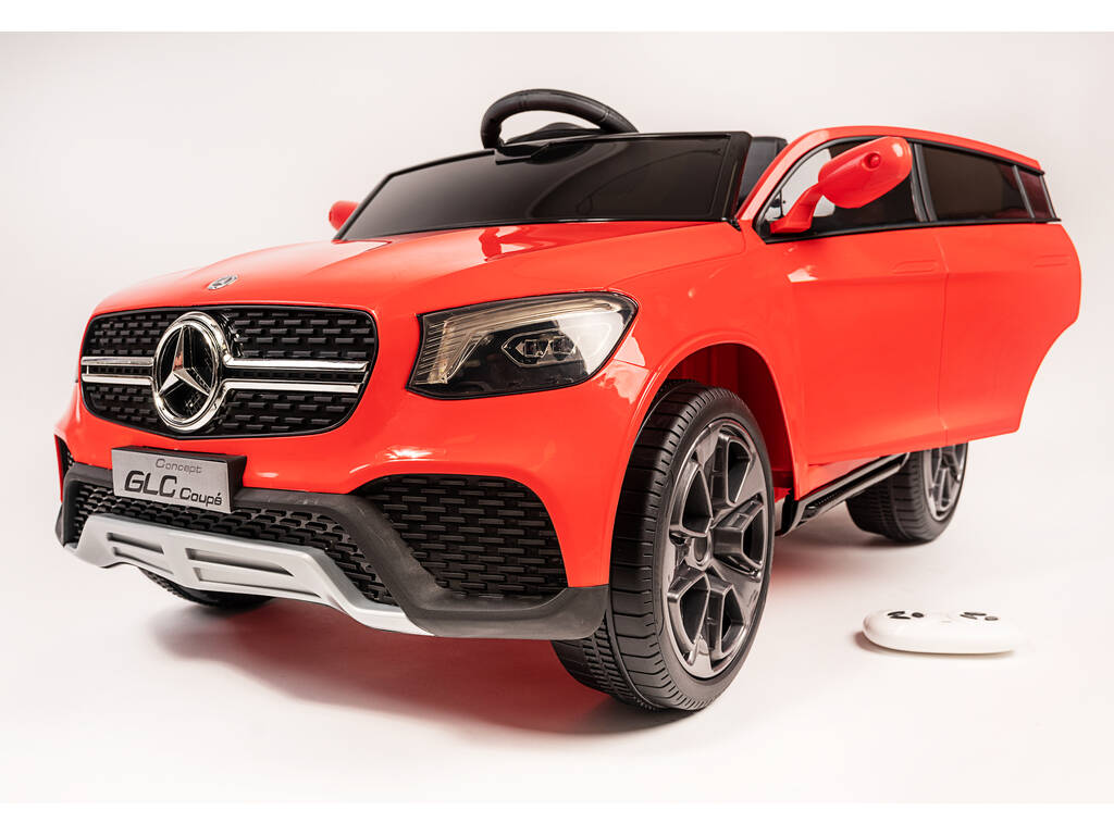 Auto Batteria Mercedes Benz GLC Radio Comando 12 V. Rosso