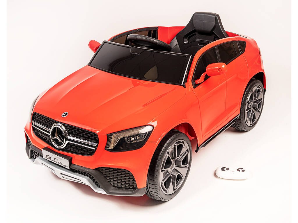 Auto Batteria Mercedes Benz GLC Radio Comando 12 V. Rosso