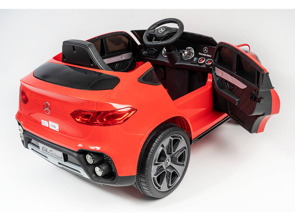 Auto Batteria Mercedes Benz GLC Radio Comando 12 V. Rosso