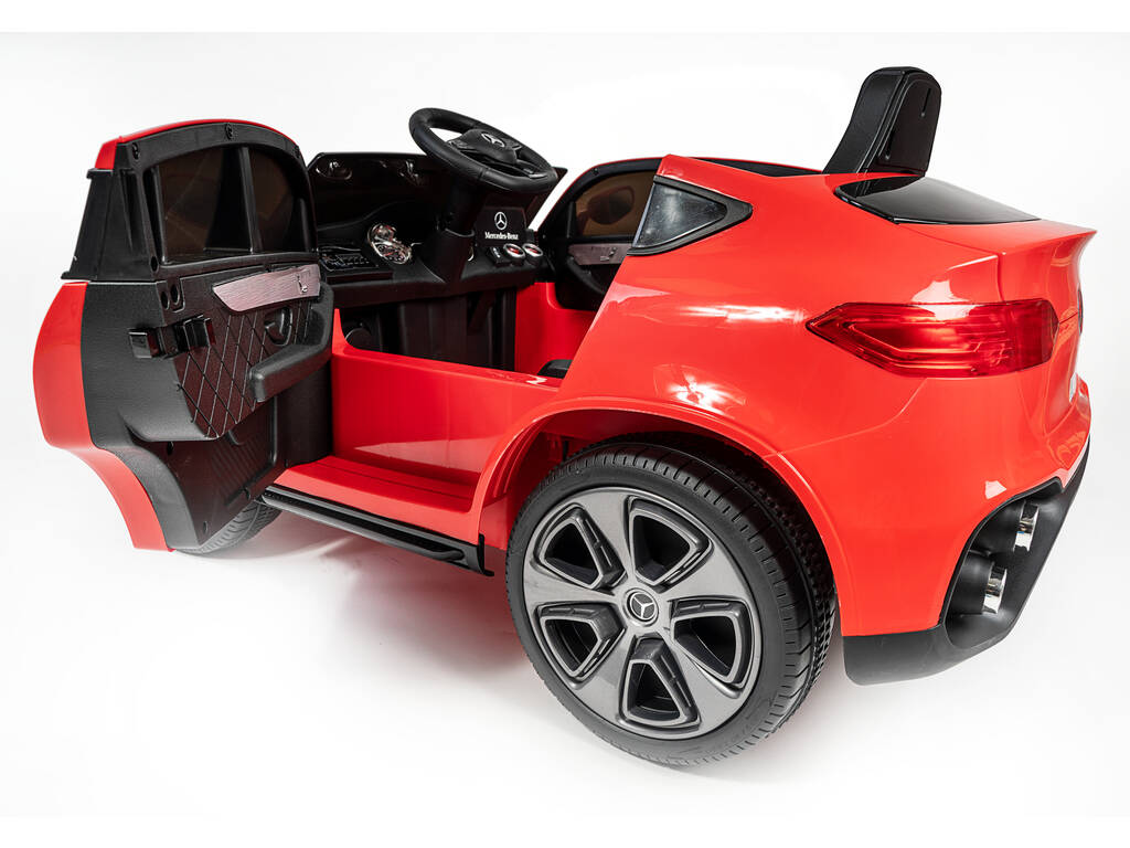 Auto Batteria Mercedes Benz GLC Radio Comando 12 V. Rosso
