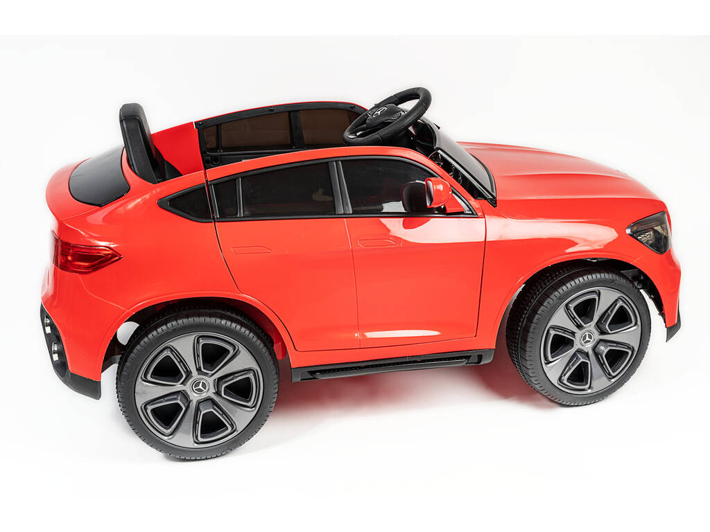 Auto Batteria Mercedes Benz GLC Radio Comando 12 V. Rosso