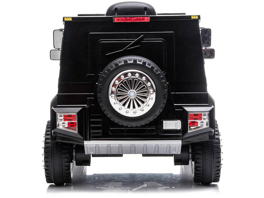 Camion Mercedes Benz Unimog U5000 télécommandé 6 v. Noir