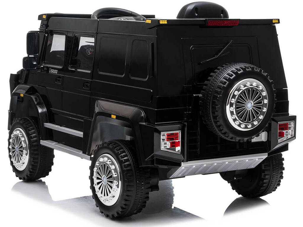 Camion Mercedes Benz Unimog U5000 télécommandé 6 v. Noir