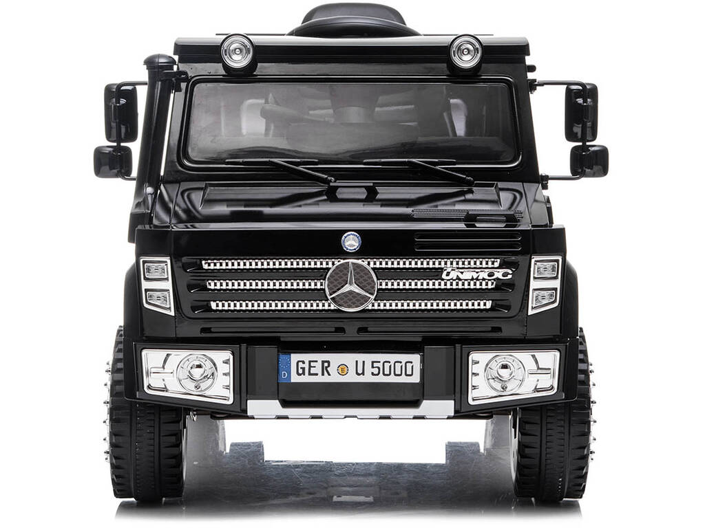 Camion Mercedes Benz Unimog U5000 télécommandé 6 v. Noir
