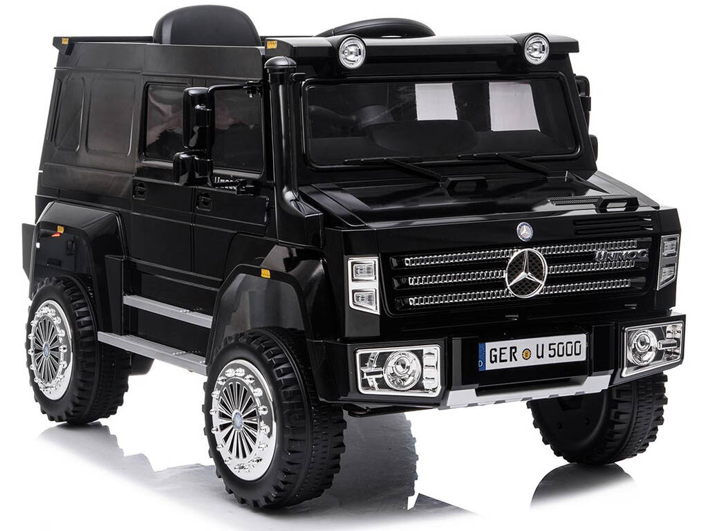 Camion Mercedes Benz Unimog U5000 télécommandé 6 v. Noir