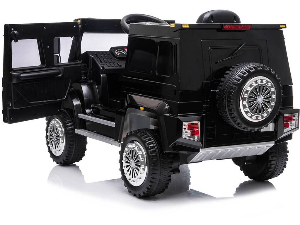 Camion Mercedes Benz Unimog U5000 télécommandé 6 v. Noir