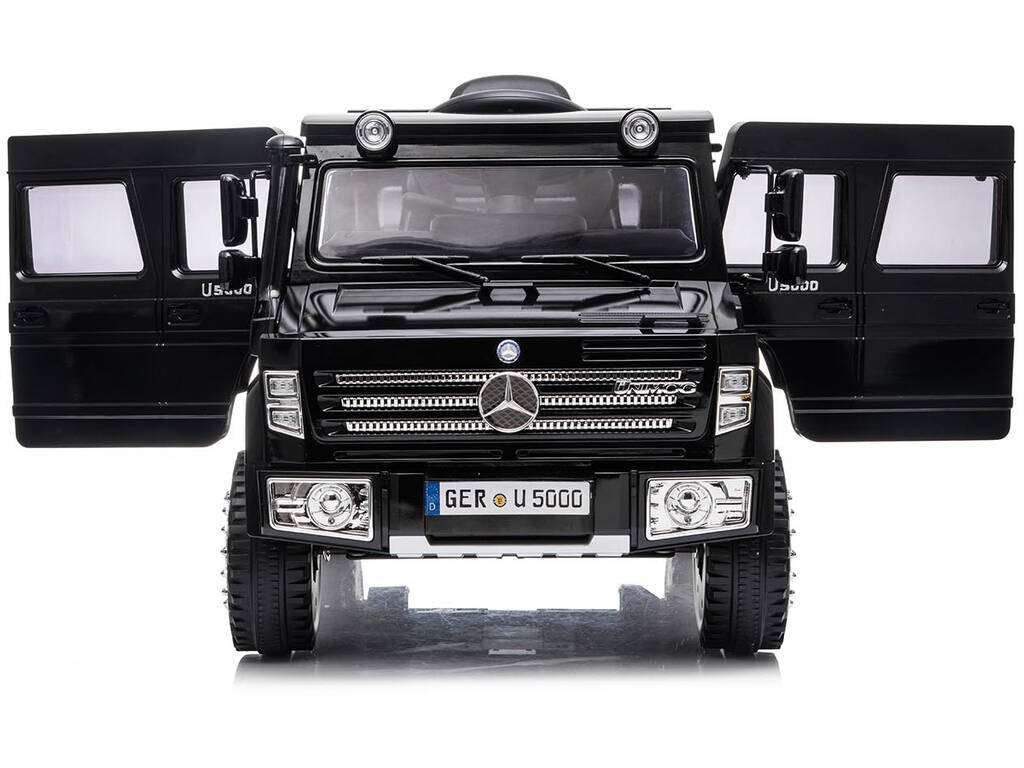 Camion Mercedes Benz Unimog U5000 télécommandé 6 v. Noir
