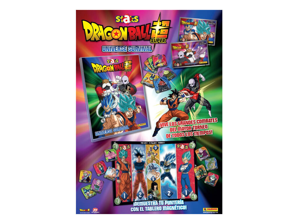 Dragon Ball Super Staks Mega Pack Classeur, 2 boosters et tableau de Jeu Panini 8018190011883