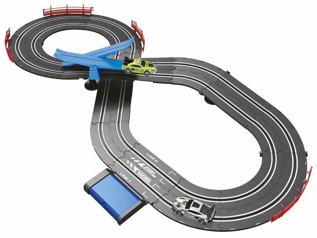 Circuit 320 cm. avec Rampe et Comptoir de Tours