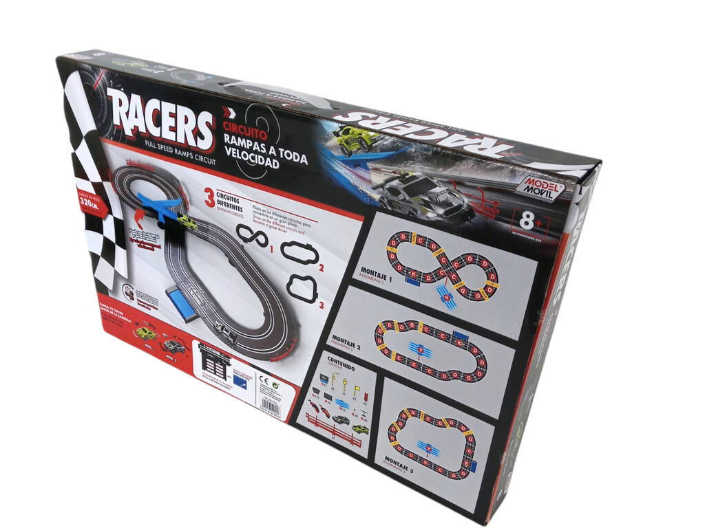 Circuit 320 cm. avec Rampe et Comptoir de Tours