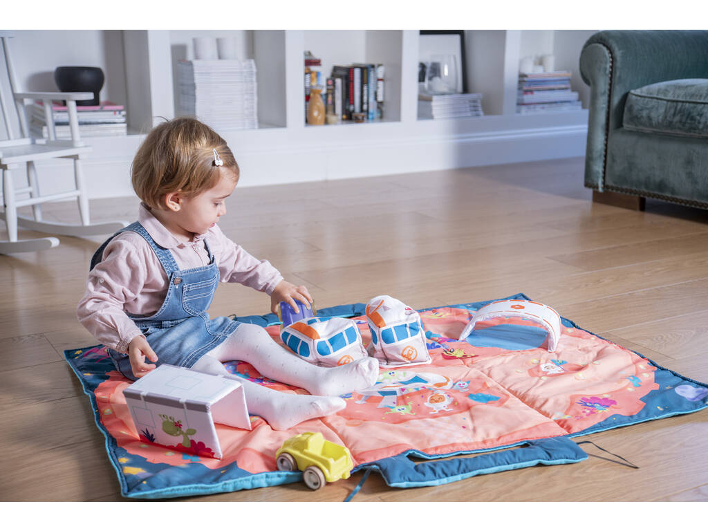 Tapis Circuit Spatial avec des Voitures Miniland 75007