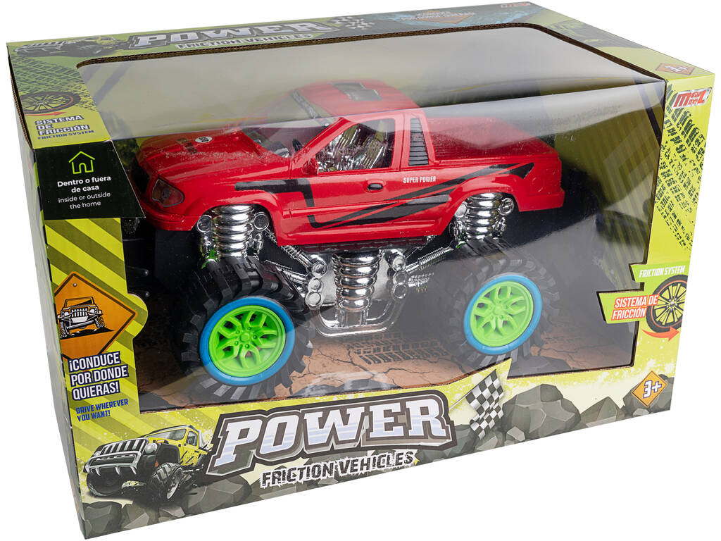 Tout-terrain Super Power de Friction de Couelur Rouge