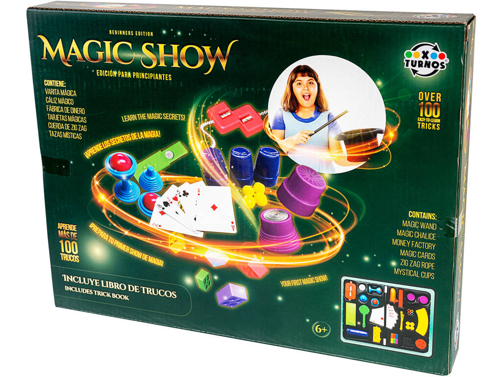 Gioco di Magia Magic Show Edizione per Principianti Più di 100 trucchi
