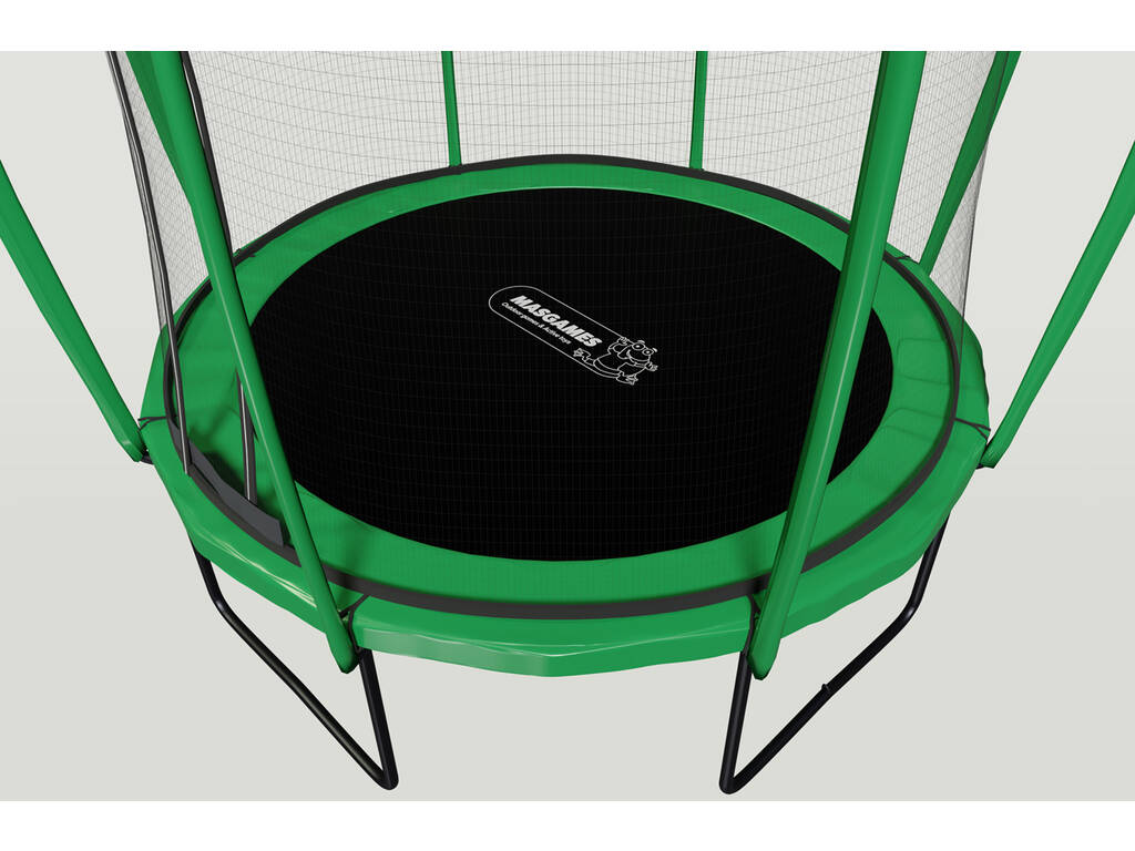 Trampoline Premium 305 avec Filet, Échelle et Ancrages Masgames MA302416