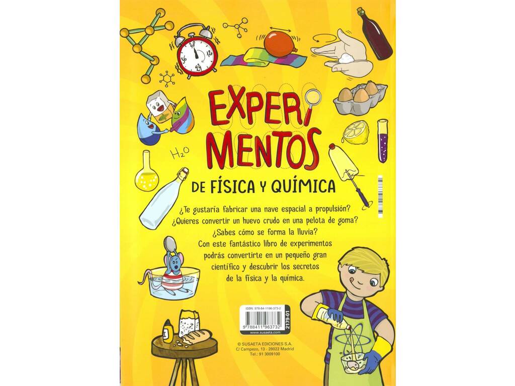 Libro di esperimenti facili di fisica e chimica