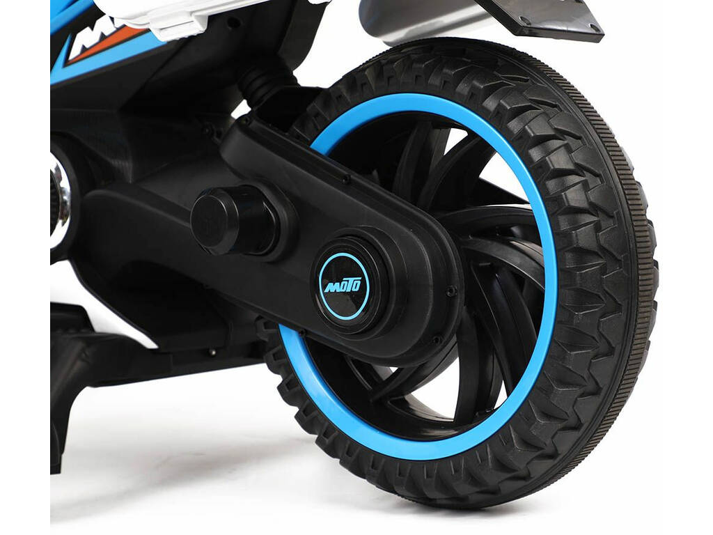Moto Batería MotoXR Azul con Música 12V