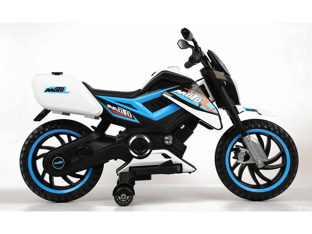Moto Batería MotoXR Azul con Música 12V