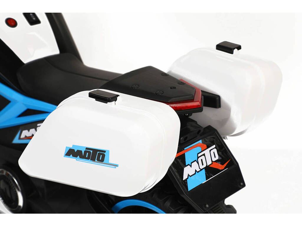 Moto Batería MotoXR Azul con Música 12V