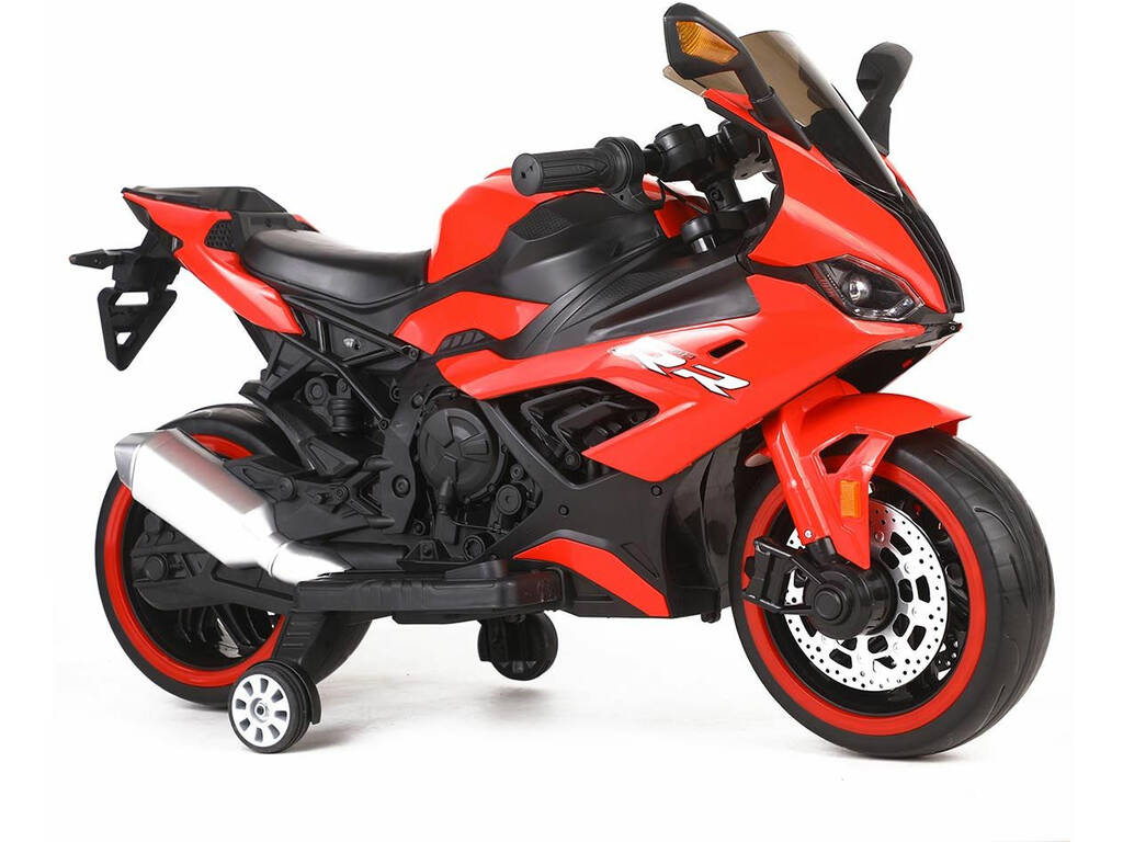 Moto Batería Moto Speed Roja con Música 12V