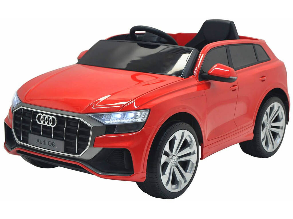 Voiture à Batterie Audi Q8 Télécommande 12 V. Rouge