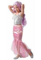 Costume Gonna Sirenetta con Tiara Bambina Taglia L