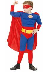 Déguisement Super-héros Musclé Enfant Taille L