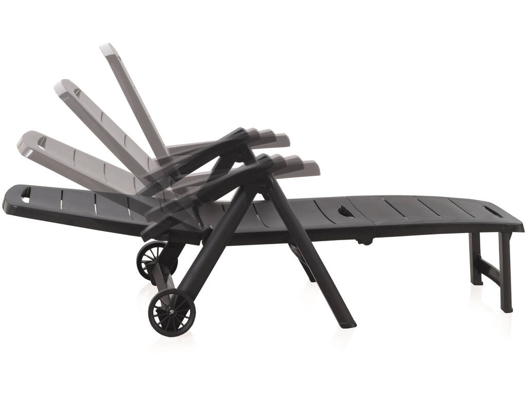 Meubles de Jardin Transat Antibes Anthracite SP Berner 55369
