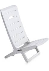 Mobili Giardino Sedia da Spiaggia Parsy Bianca SP Berner 55077