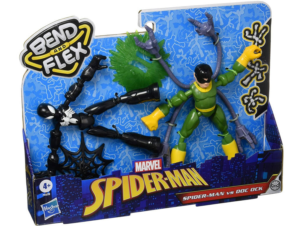 Avengers Bend and Flex Spiderman Vs Doc Ock Hasbro F0239