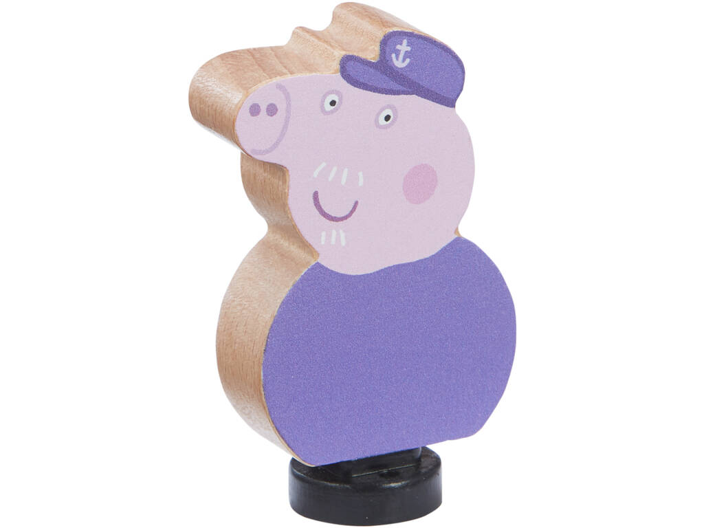 Peppa Pig treno di legno nonno Pig Bandai CO07210