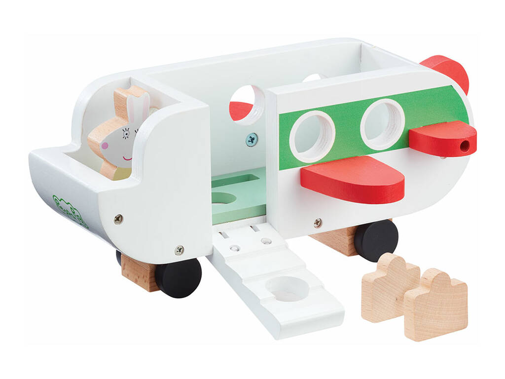 Peppa Pig Avion en Bois Bandai CO07211
