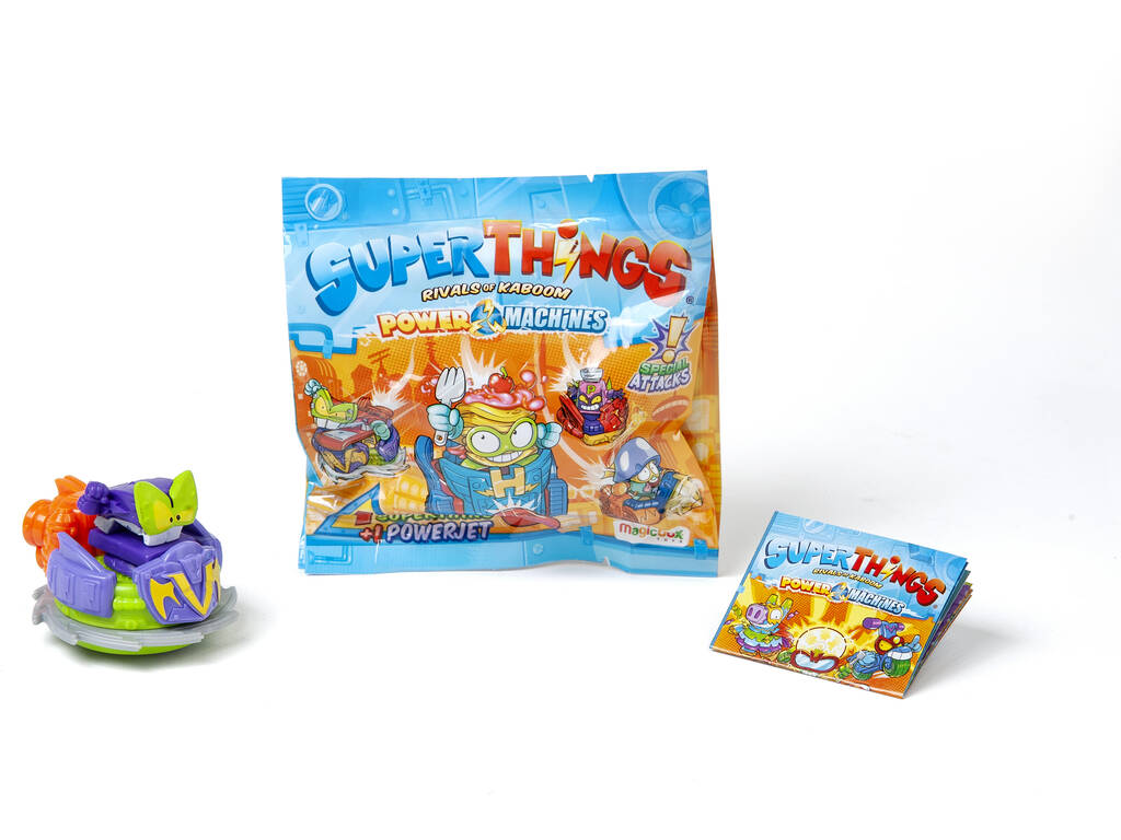 Superthings Power Machines Sobre Powerjet con Figura Magic Box PST7D212IN00
