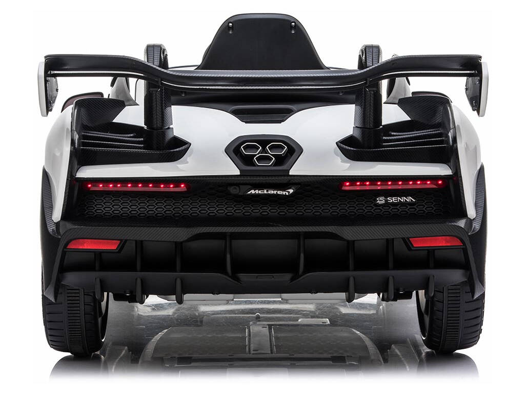 Auto McLaren Senna Bianco 12 v. Luce, Suoni e Radio Comando 