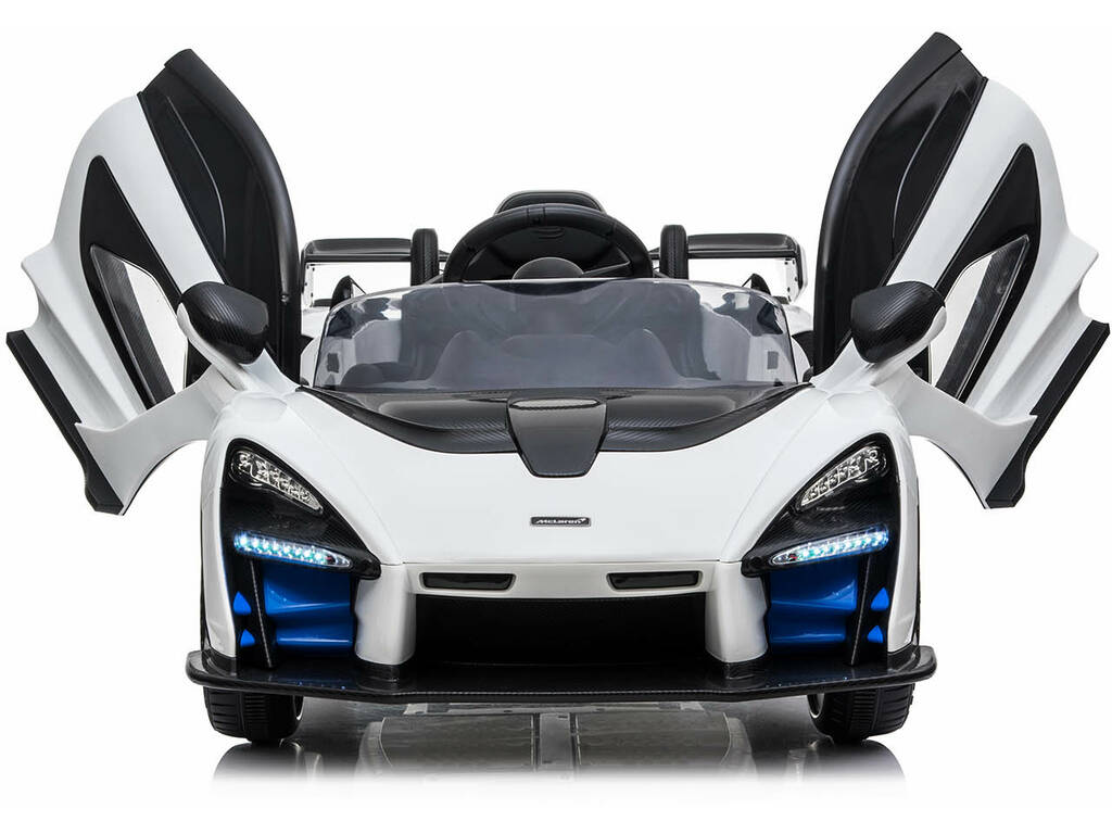 Auto McLaren Senna Bianco 12 v. Luce, Suoni e Radio Comando 