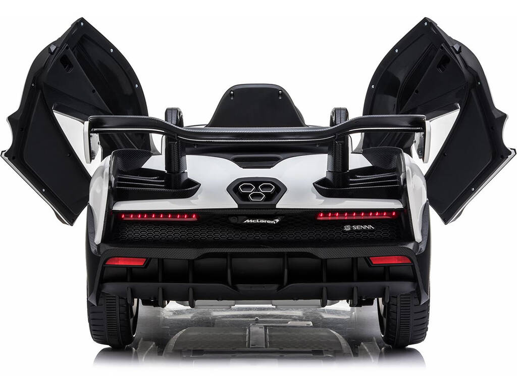 Auto McLaren Senna Bianco 12 v. Luce, Suoni e Radio Comando 
