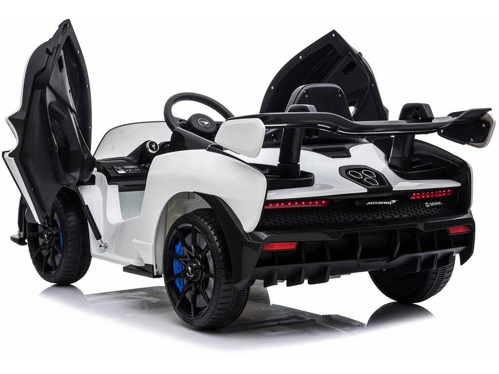 Auto McLaren Senna Bianco 12 v. Luce, Suoni e Radio Comando 