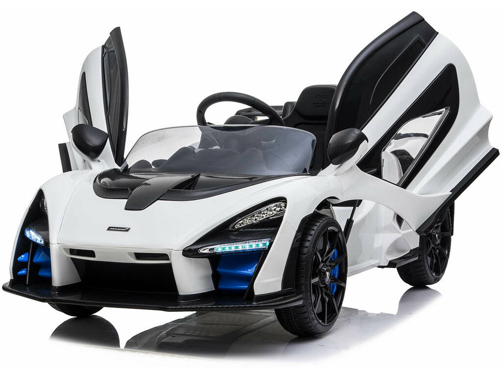 Auto McLaren Senna Bianco 12 v. Luce, Suoni e Radio Comando 