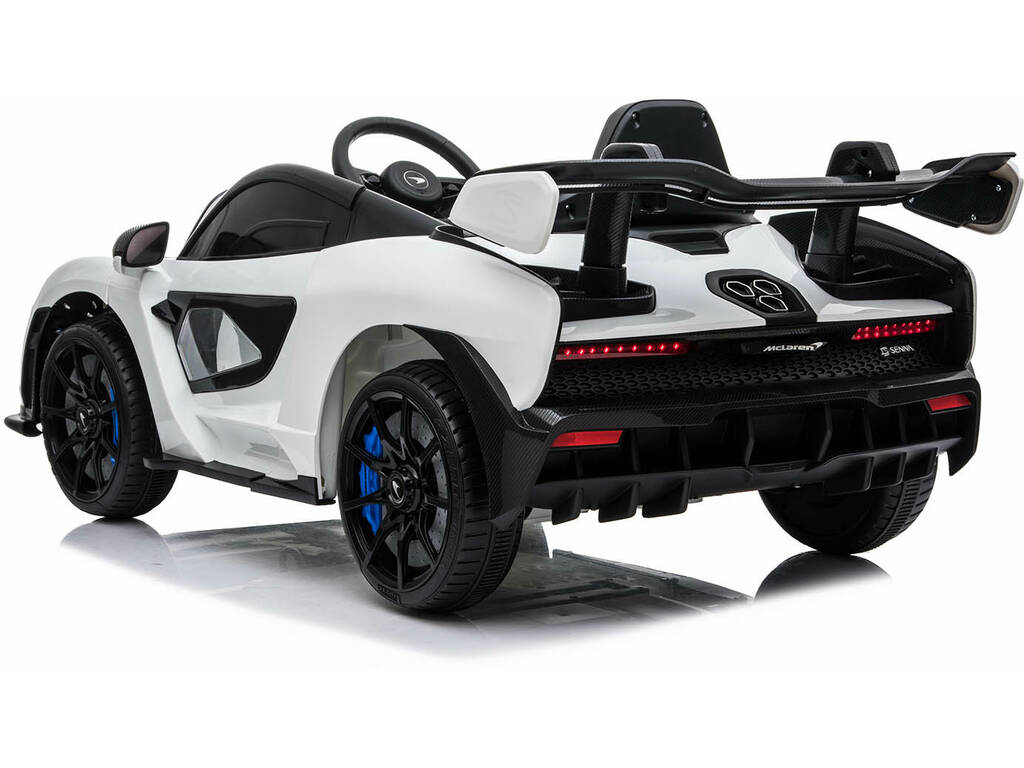 Auto McLaren Senna Bianco 12 v. Luce, Suoni e Radio Comando 