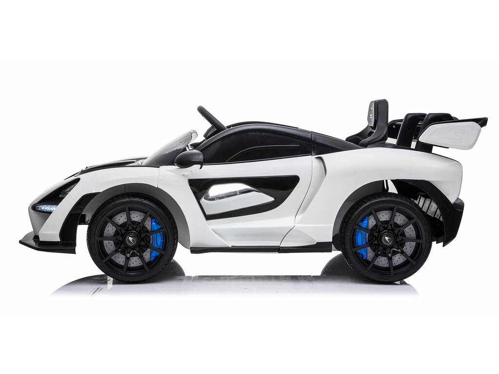 Auto McLaren Senna Bianco 12 v. Luce, Suoni e Radio Comando 