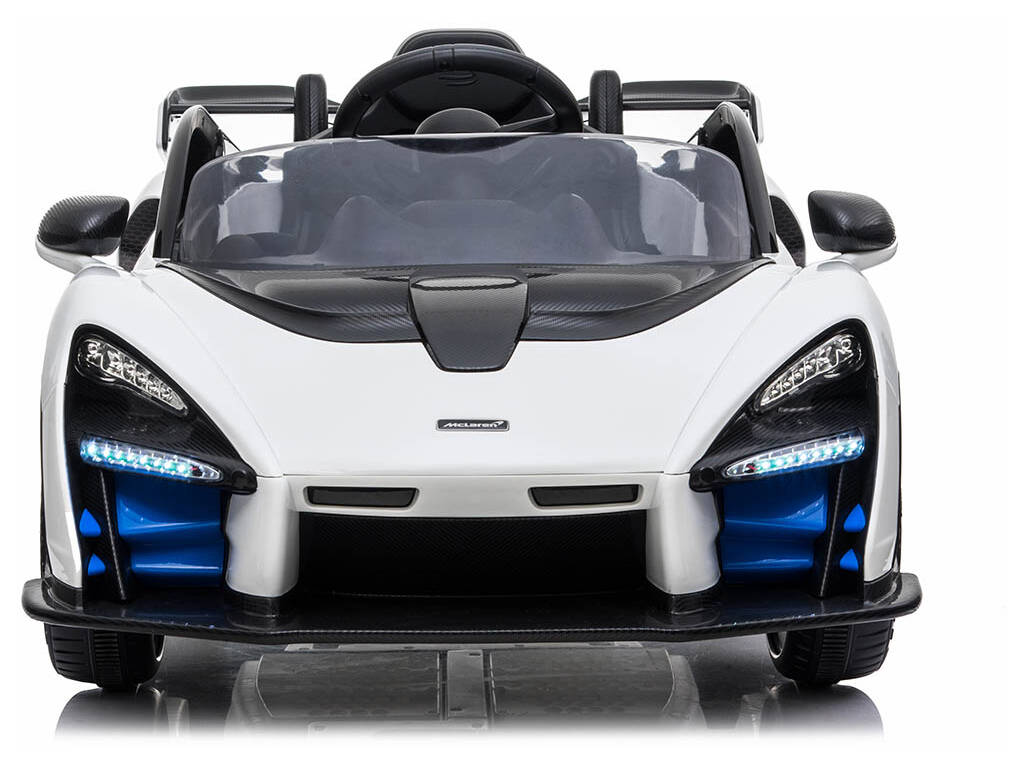 Auto McLaren Senna Bianco 12 v. Luce, Suoni e Radio Comando 