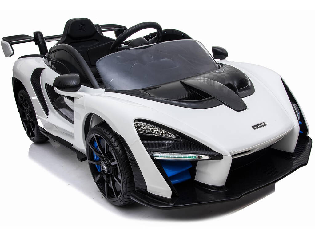 Auto McLaren Senna Bianco 12 v. Luce, Suoni e Radio Comando 