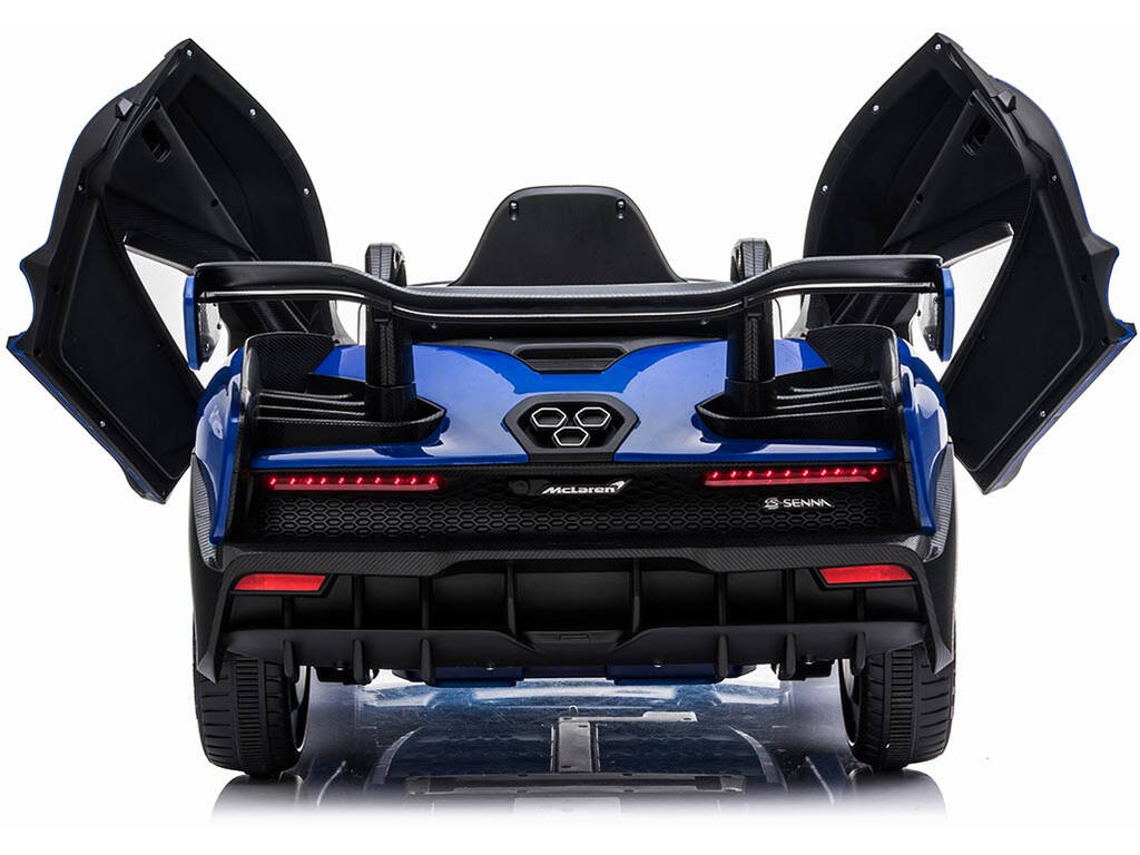 Coche Descapotable McLaren Senna Azul Radio Control a Batería 12.V