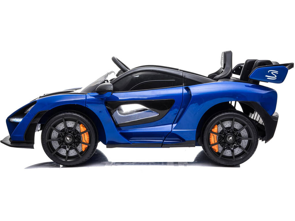 Coche Descapotable McLaren Senna Azul Radio Control a Batería 12.V