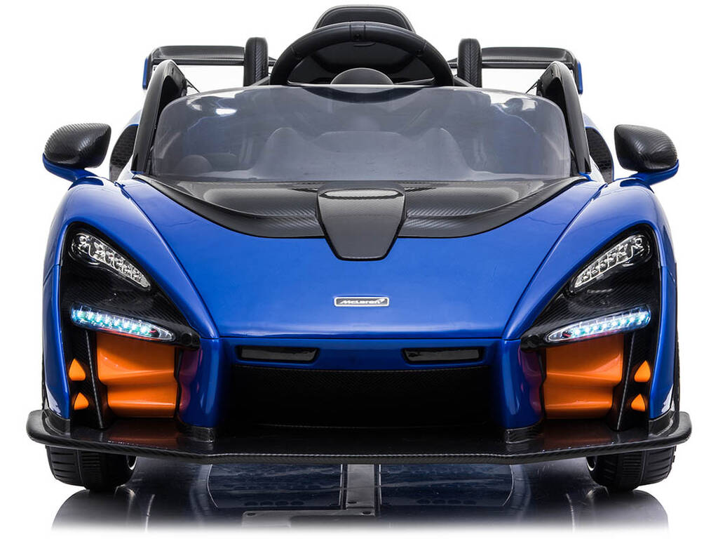 Coche Descapotable McLaren Senna Azul Radio Control a Batería 12.V