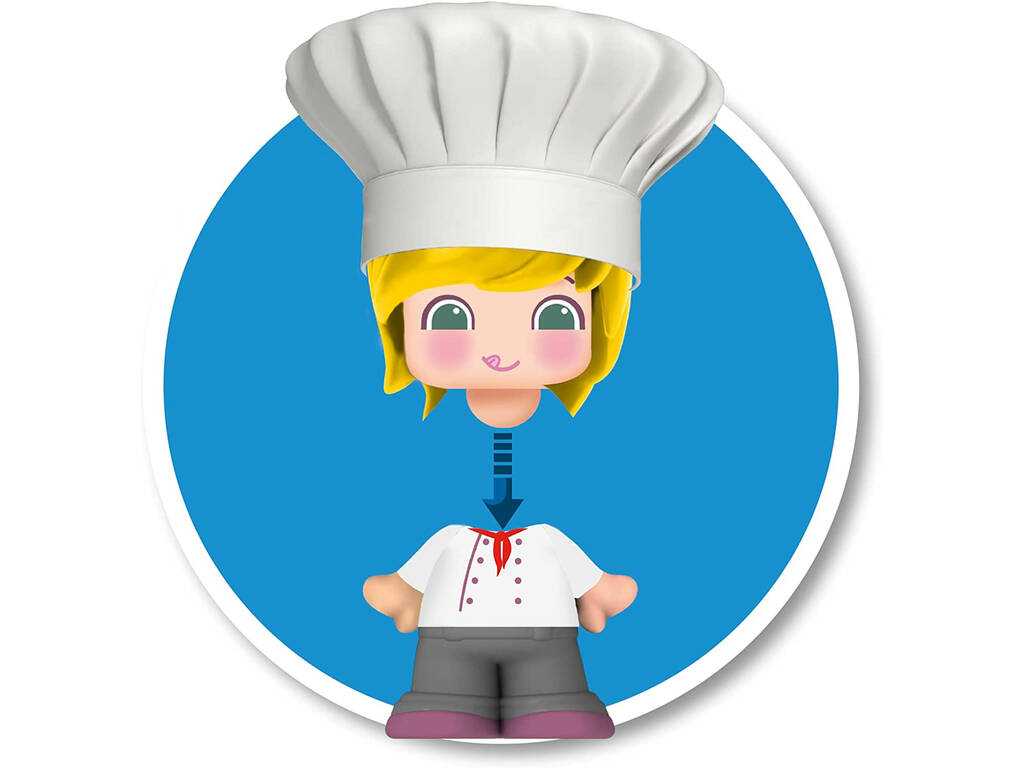 Figura Pin y Pon Professioni Chef Famosa 700016289