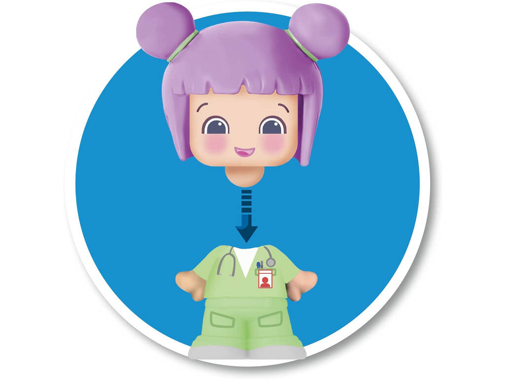 Pin et Punch Figure Professions Docteur Famosa 700016289