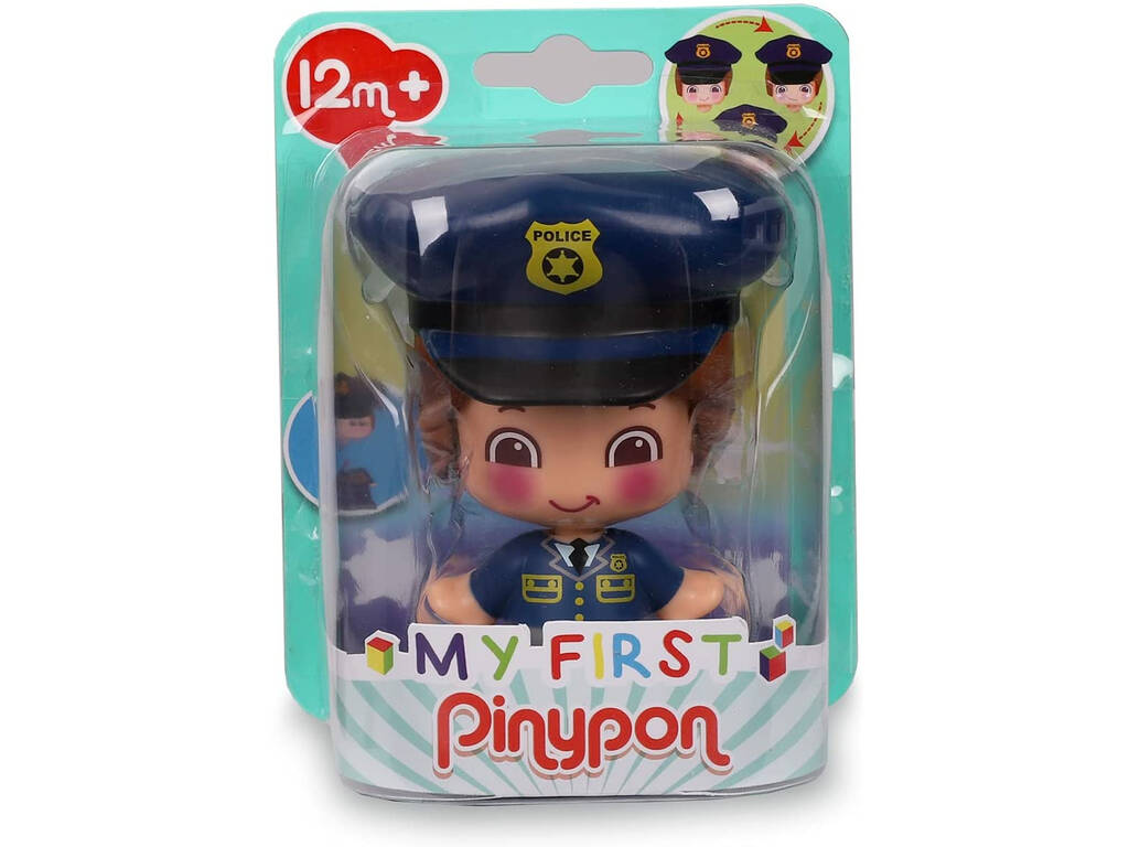 Figura Pin y Pon Profissões Polícia Famosa 700016289